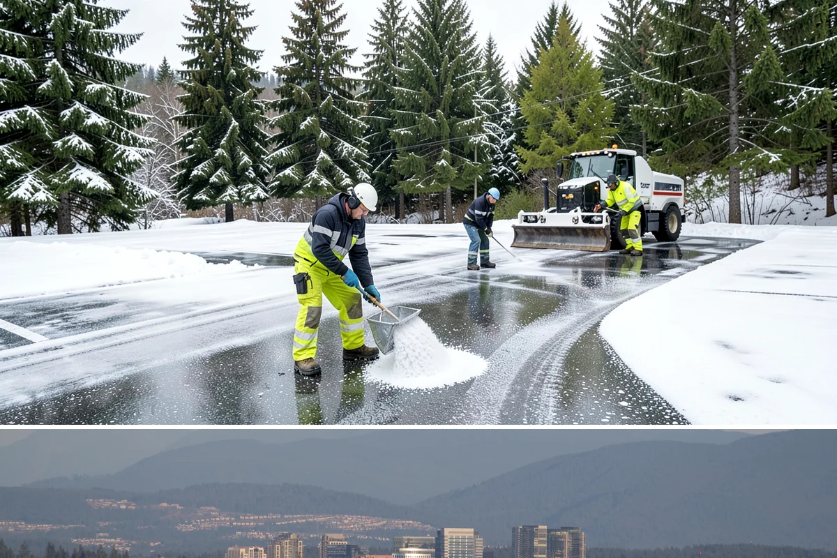 Municipal Deicing in Medina, King County, WA - Coverage spans the winter season, with priority during the freezing-rain events that threaten access to essential public services.