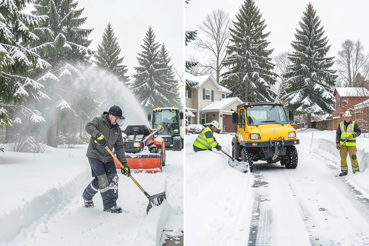 Municipal Deicing in Mill Creek, Snohomish County, WA - Map public entrances, plazas, ramps, and lots with facilities staff