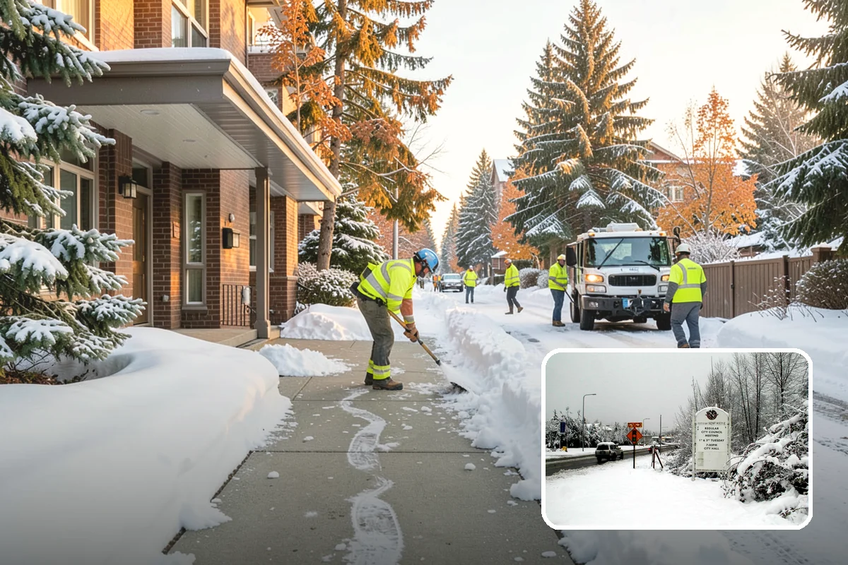 Municipal Deicing in Newcastle, King County, WA - Keeps public entrances and civic plazas safe for citizens