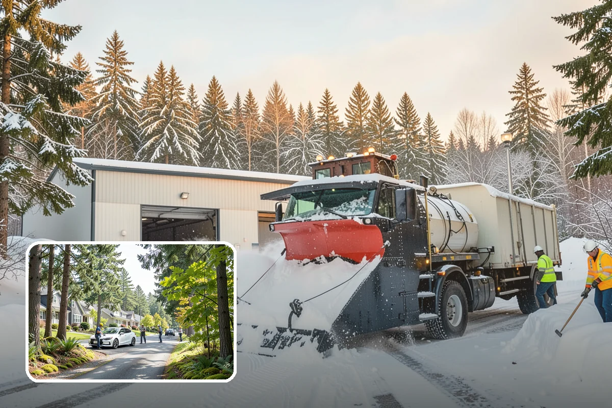 Municipal Deicing in Normandy Park, King County, WA - Keeps public entrances and civic plazas safe for citizens
