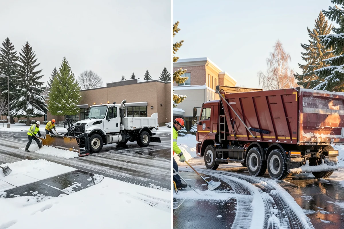 Municipal Deicing in Normandy Park, King County, WA - Map public entrances, plazas, ramps, and lots with facilities staff