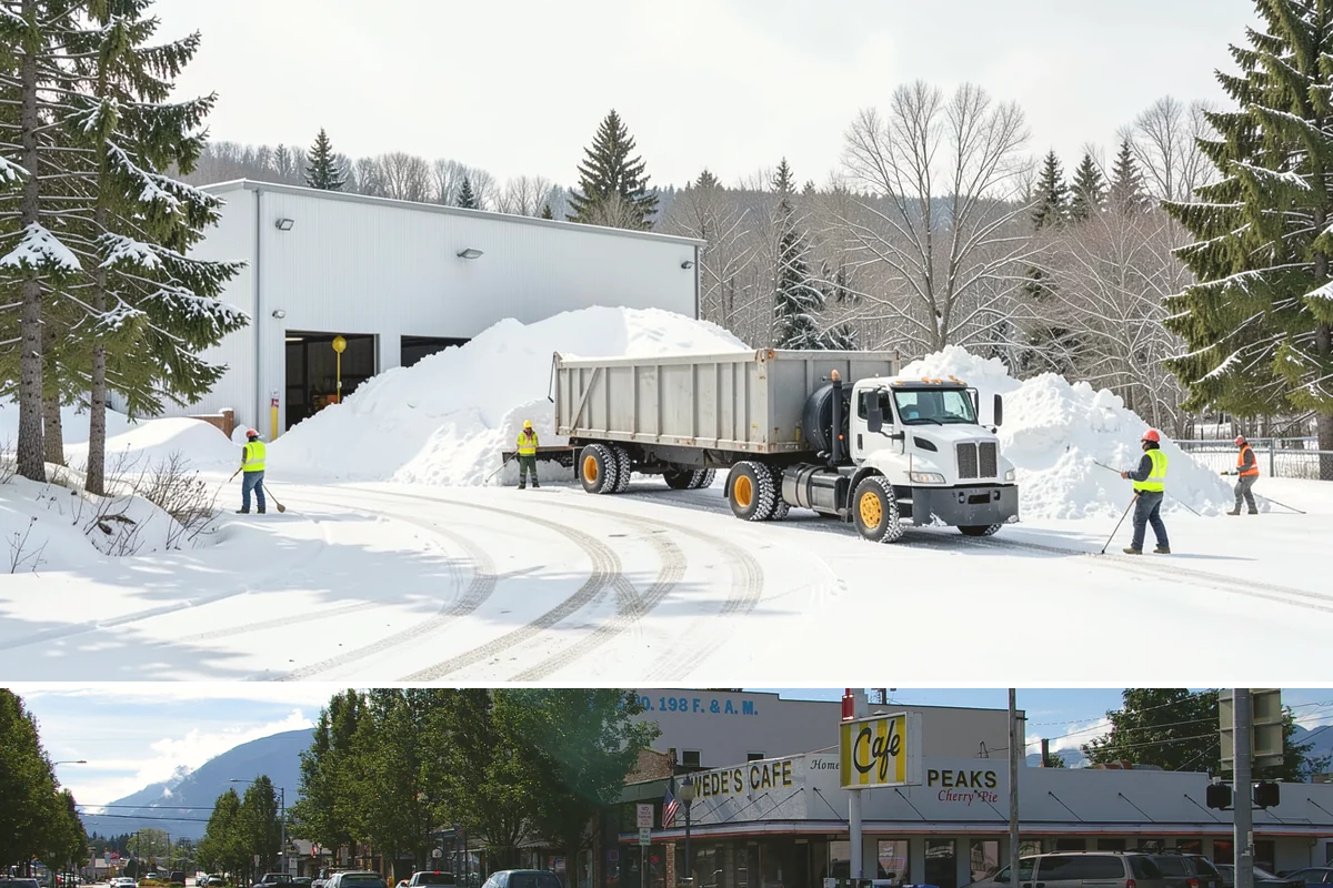 Municipal Deicing in North Bend, King County, WA - Coverage spans the winter season, with priority during the freezing-rain events that threaten access to essential public services.