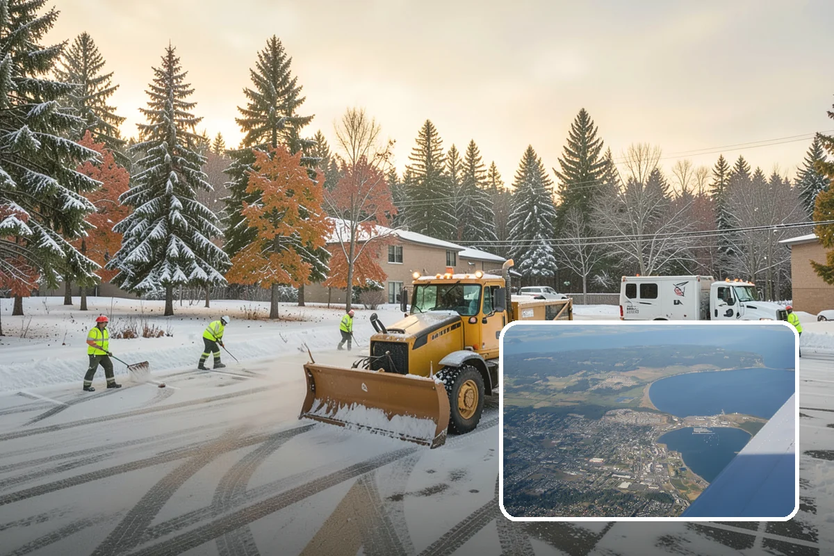 Municipal Deicing in Oak Harbor, Island County, WA - Keeps public entrances and civic plazas safe for citizens