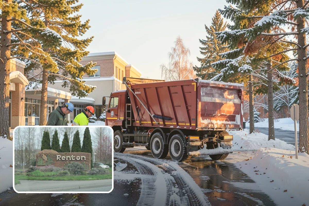 Municipal Deicing in Renton, King County, WA - Keeps public entrances and civic plazas safe for citizens