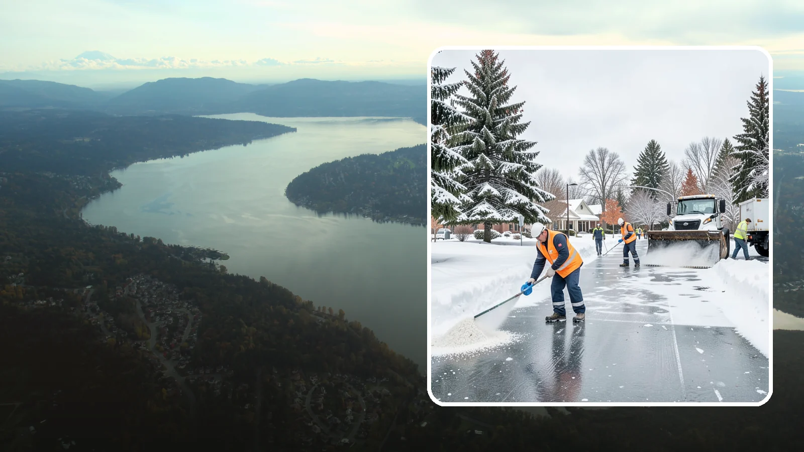 Municipal Deicing in Sammamish, King County, WA - Deicing for municipal properties, keeping public entrances, civic walkways, and government lots safe for staff and citizens...