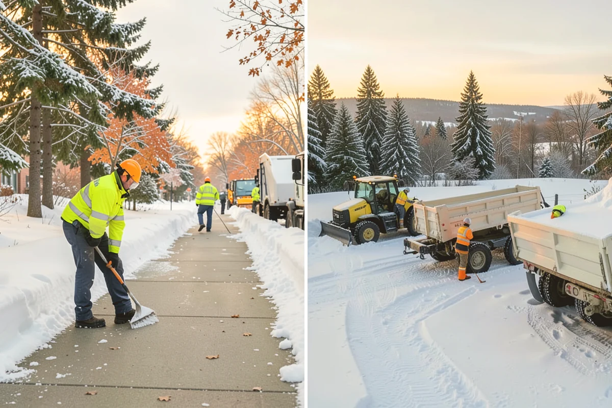 Municipal Deicing in Sammamish, King County, WA - Map public entrances, plazas, ramps, and lots with facilities staff