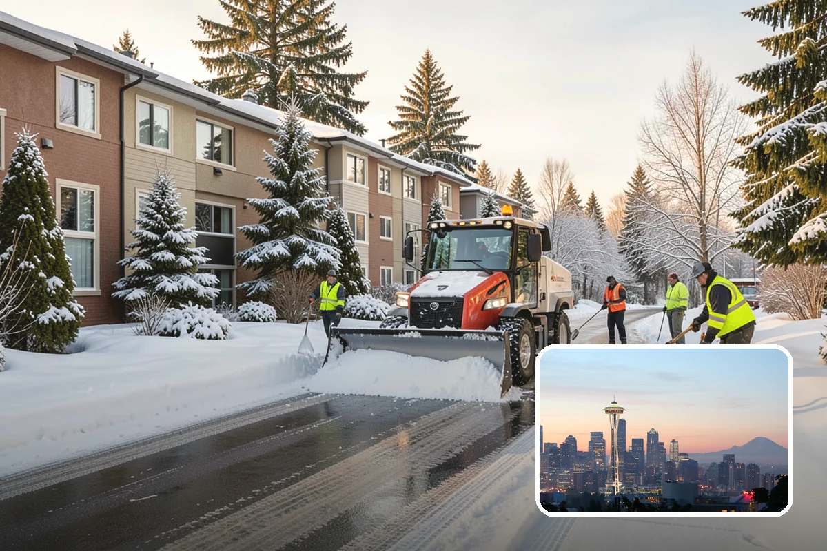 Municipal Deicing in Seattle, King County, WA - Keeps public entrances and civic plazas safe for citizens