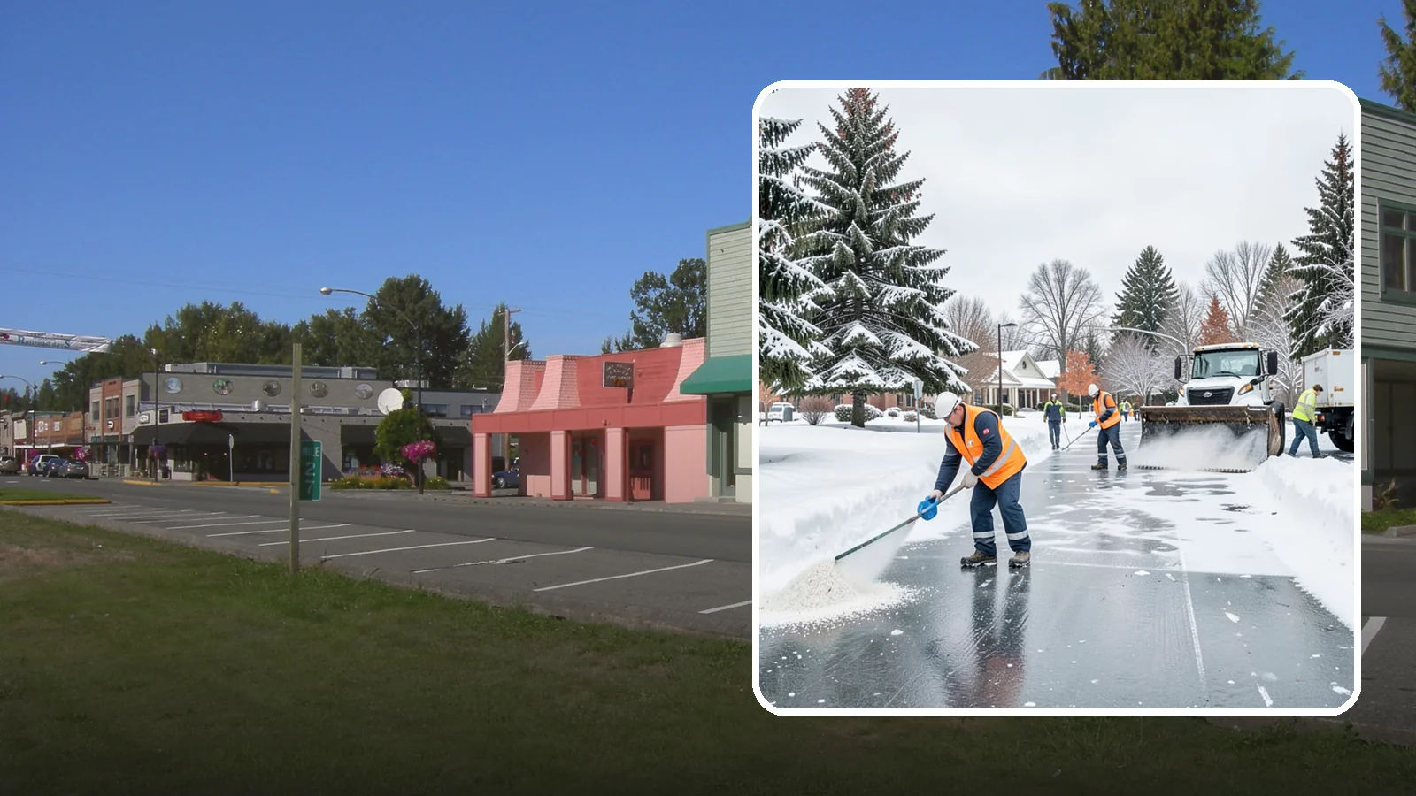 Municipal Deicing in Snoqualmie, King County, WA - Deicing for municipal properties, keeping public entrances, civic walkways, and government lots safe for staff and citizens...
