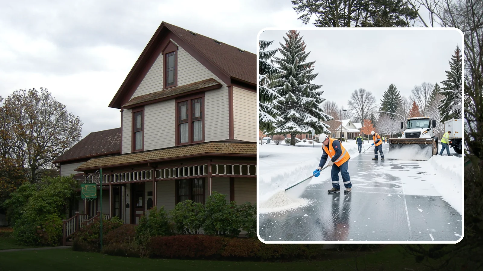 Municipal Deicing in Sumner, Pierce County, WA - Deicing for municipal properties, keeping public entrances, civic walkways, and government lots safe for staff and citizens...