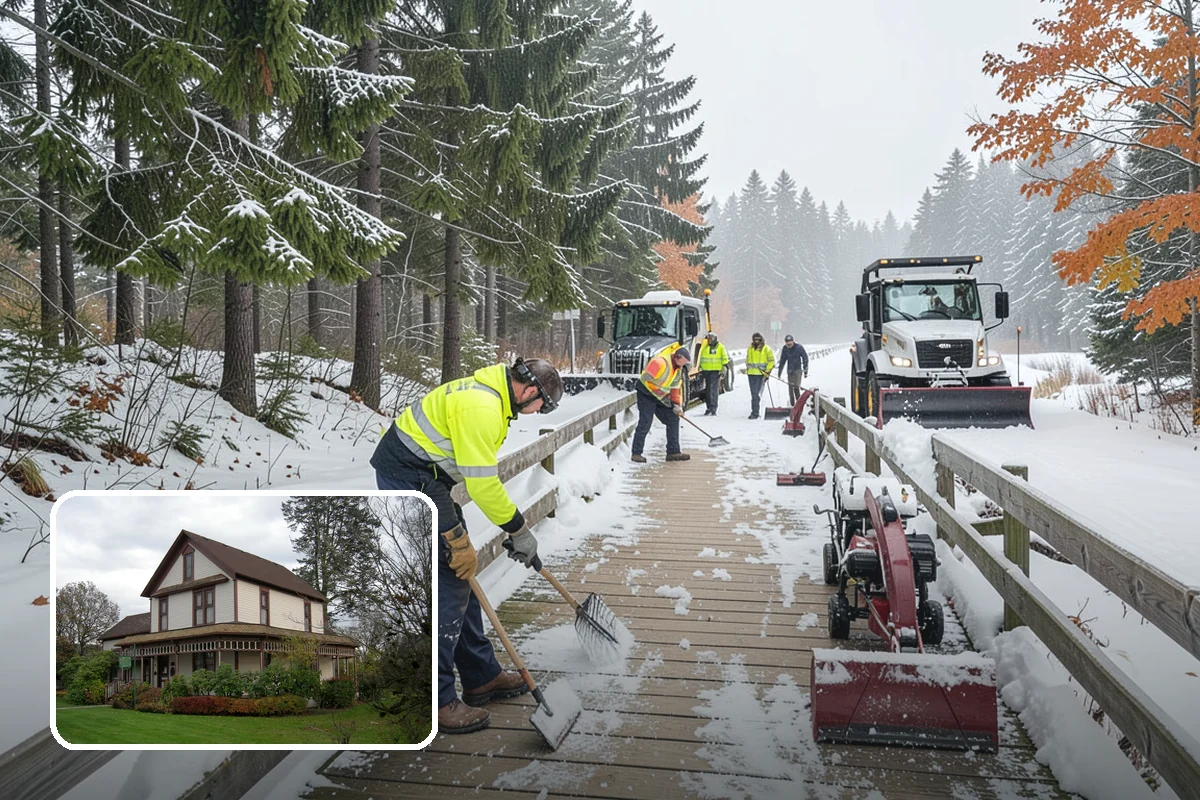 Municipal Deicing in Sumner, Pierce County, WA - Keeps public entrances and civic plazas safe for citizens