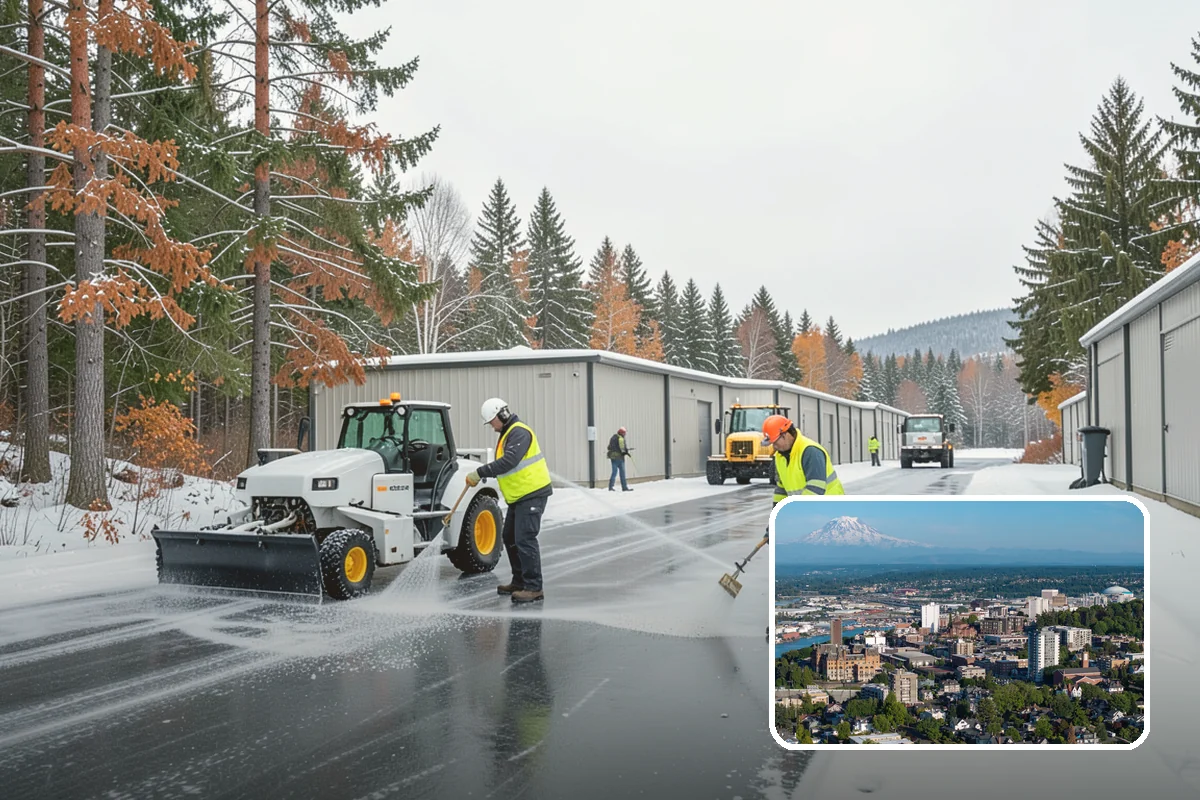 Municipal Deicing in Tacoma, Pierce County, WA - Keeps public entrances and civic plazas safe for citizens