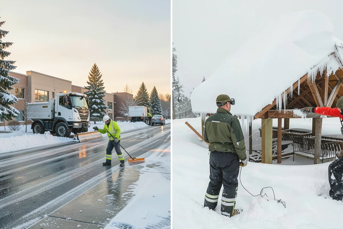 Municipal Deicing in Tacoma, Pierce County, WA - Map public entrances, plazas, ramps, and lots with facilities staff