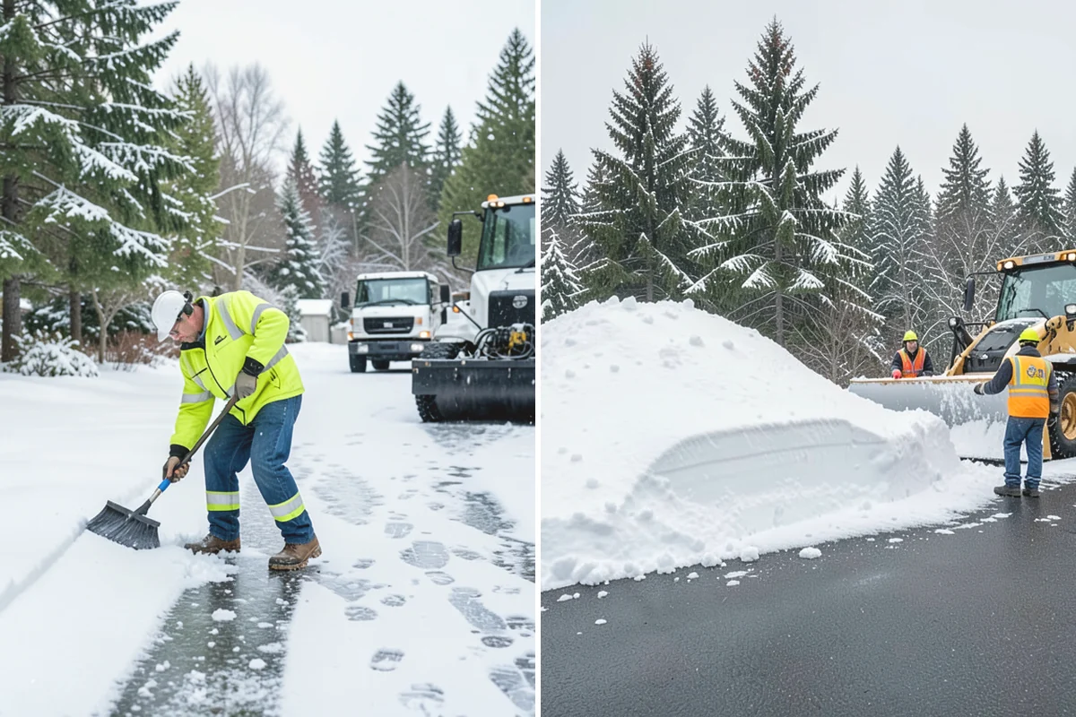 Municipal Deicing in University Place, Pierce County, WA - Map public entrances, plazas, ramps, and lots with facilities staff