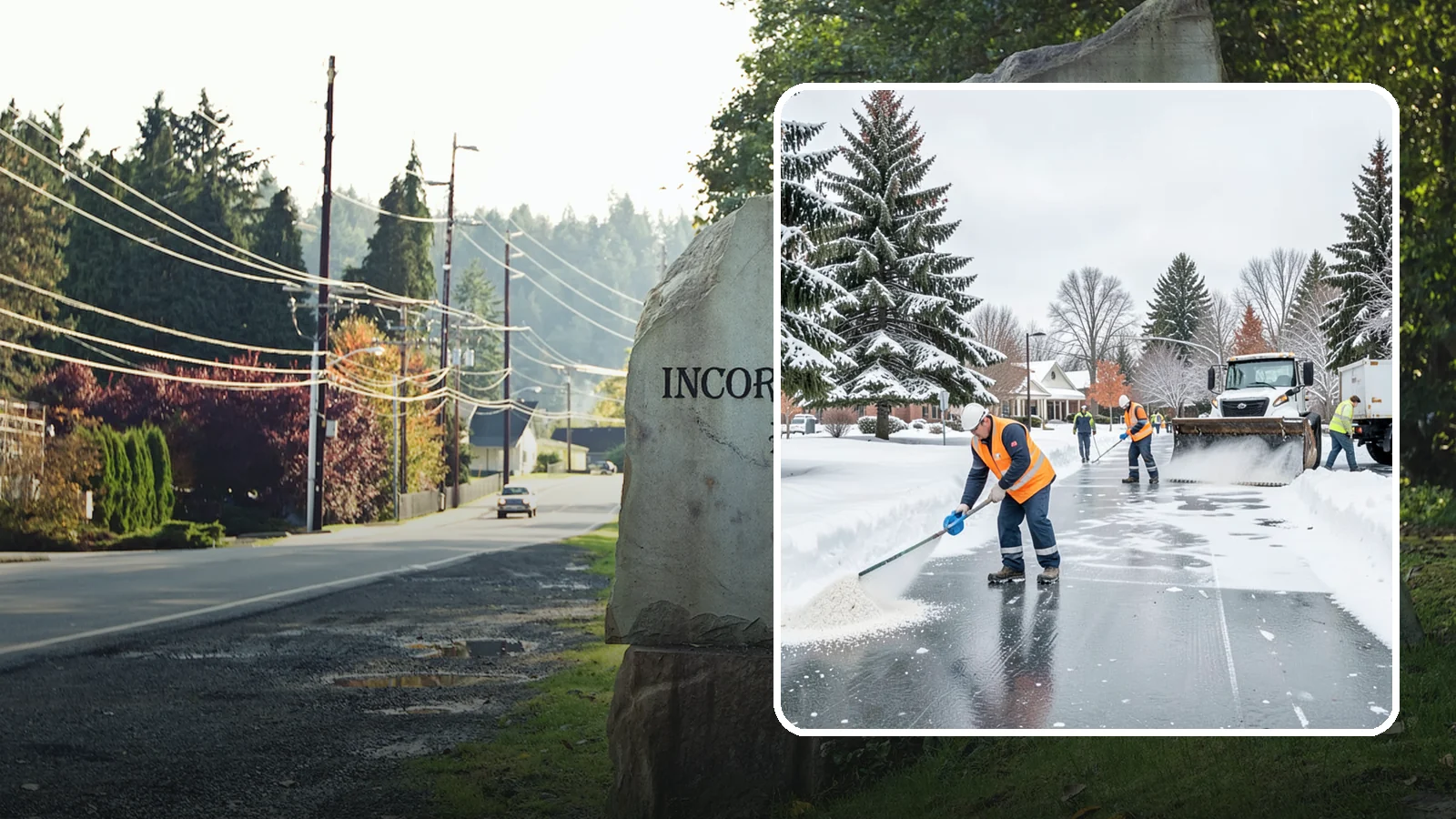 Municipal Deicing in Wilkeson, Pierce County, WA - Deicing for municipal properties, keeping public entrances, civic walkways, and government lots safe for staff and citizens...