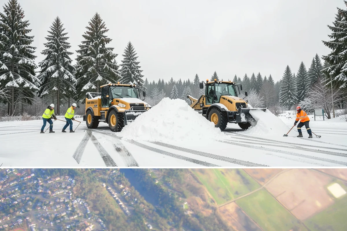 Municipal Parking Lot Snow Removal in Algona, King County, WA - Municipal lots in Western Washington require the most winter service from December through February, when storms strain public...