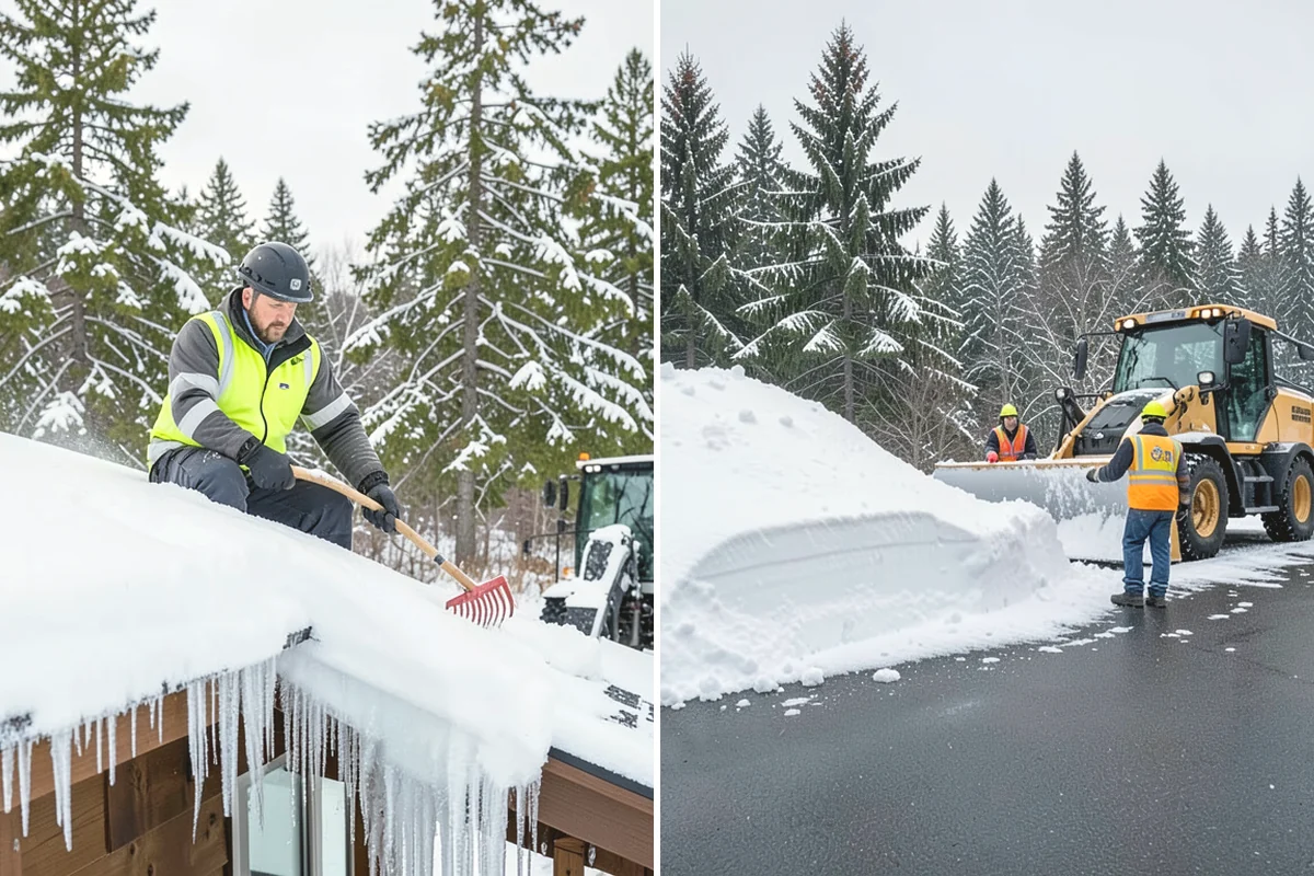 Municipal Parking Lot Snow Removal in Anacortes, Skagit County, WA - Coordinate public lots, staff parking, and entrances with facility staff