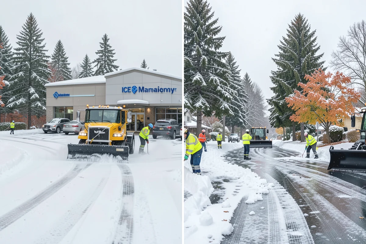 Municipal Parking Lot Snow Removal in Beaux Arts Village, King County, WA - Coordinate public lots, staff parking, and entrances with facility staff