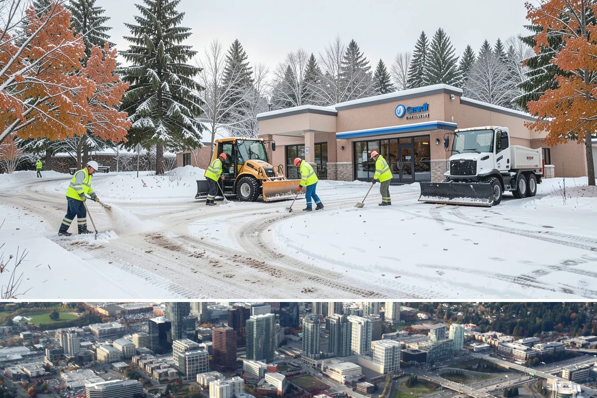Municipal Parking Lot Snow Removal in Bellevue, King County, WA - Municipal lots in Western Washington require the most winter service from December through February, when storms strain public...