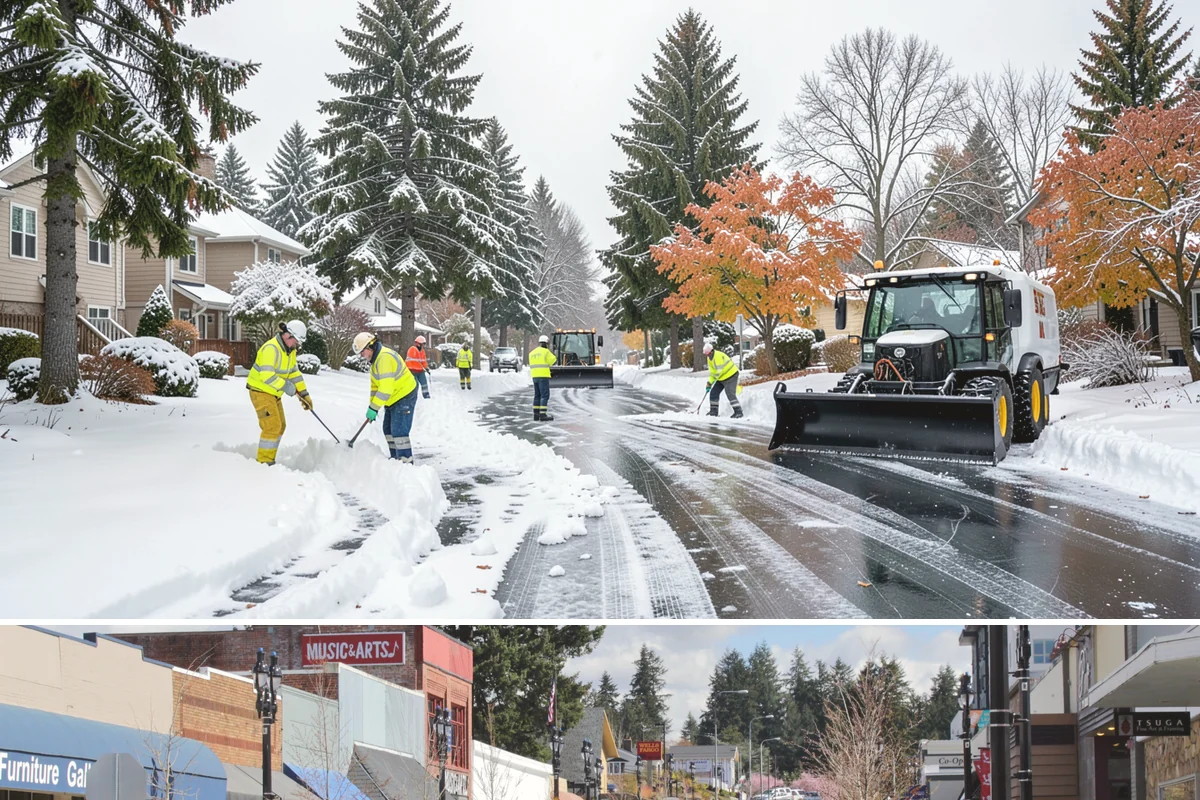 Municipal Parking Lot Snow Removal in Bothell, King County, WA - Municipal lots in Western Washington require the most winter service from December through February, when storms strain public...