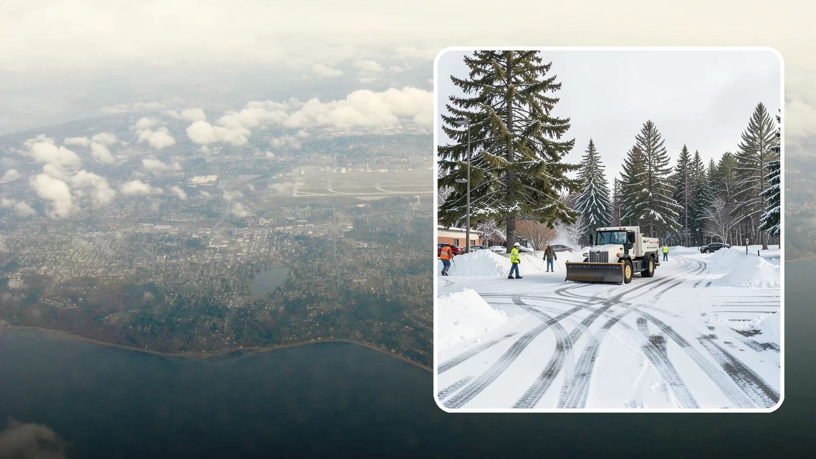 Municipal Parking Lot Snow Removal in Burien, King County, WA - We clear municipal building lots so Western Washington residents and staff can reach public services in any winter weather.