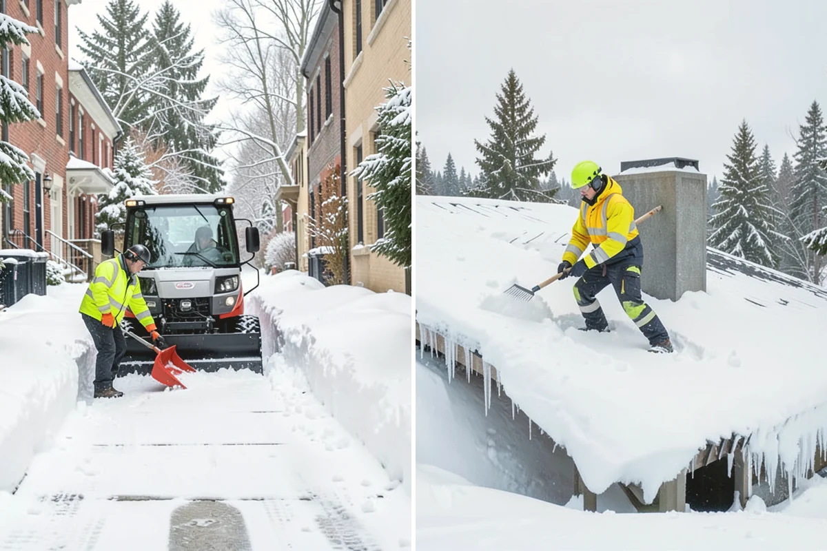 Municipal Parking Lot Snow Removal in Burien, King County, WA - Coordinate public lots, staff parking, and entrances with facility staff