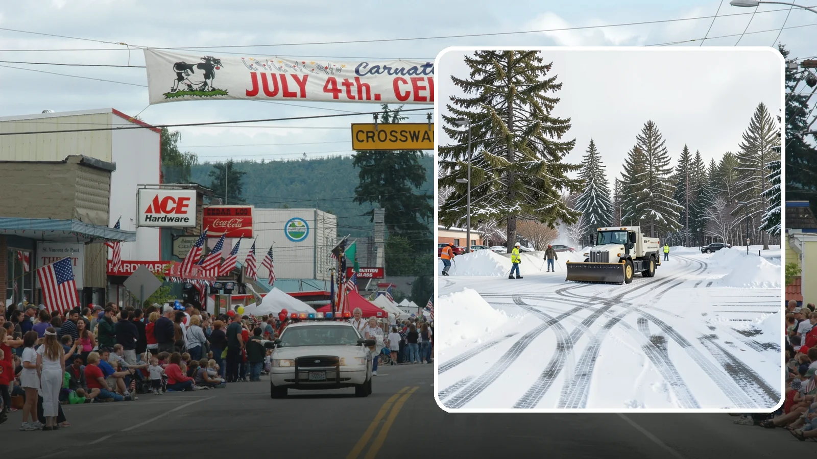 Municipal Parking Lot Snow Removal in Carnation, King County, WA - We clear municipal building lots so Western Washington residents and staff can reach public services in any winter weather.