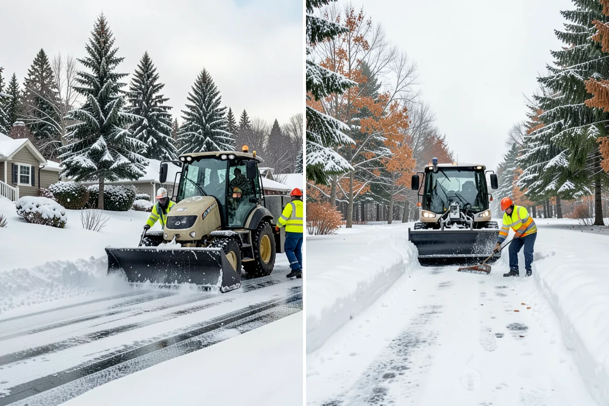 Municipal Parking Lot Snow Removal in Clyde Hill, King County, WA - Coordinate public lots, staff parking, and entrances with facility staff