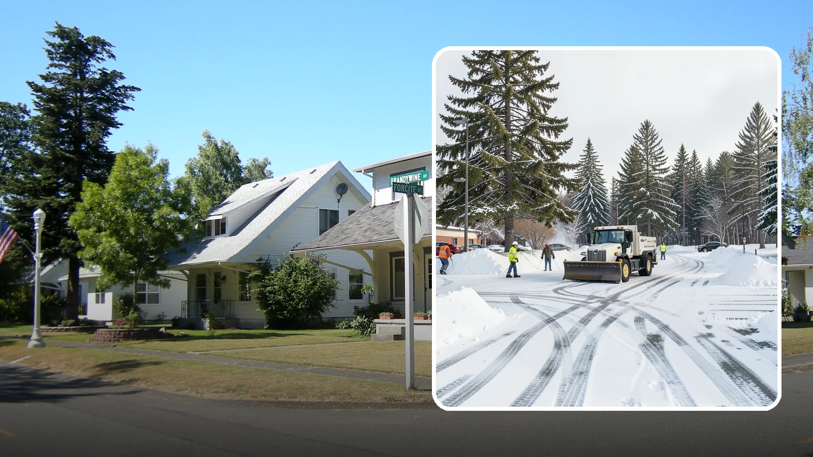 Municipal Parking Lot Snow Removal in DuPont, Pierce County, WA - We clear municipal building lots so Western Washington residents and staff can reach public services in any winter weather.