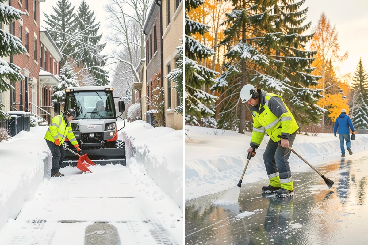 Municipal Parking Lot Snow Removal in Eatonville, Pierce County, WA - Coordinate public lots, staff parking, and entrances with facility staff