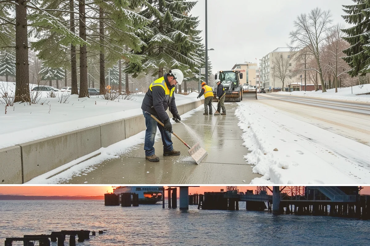 Municipal Parking Lot Snow Removal in Edmonds, Snohomish County, WA - Municipal lots in Western Washington require the most winter service from December through February, when storms strain public...