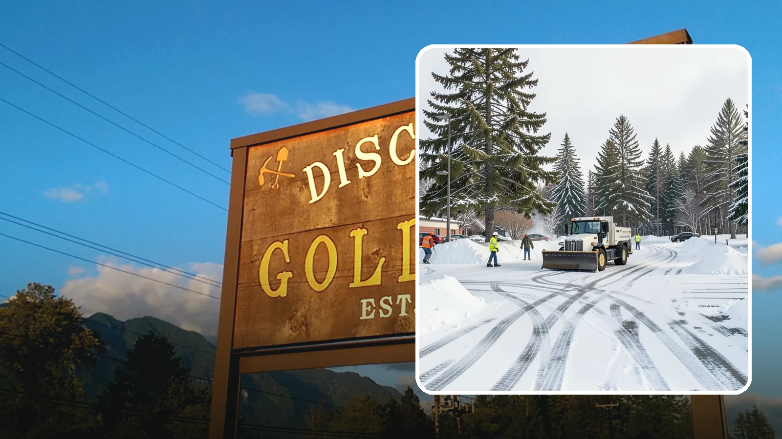 Municipal Parking Lot Snow Removal in Gold Bar, Snohomish County, WA - We clear municipal building lots so Western Washington residents and staff can reach public services in any winter weather.