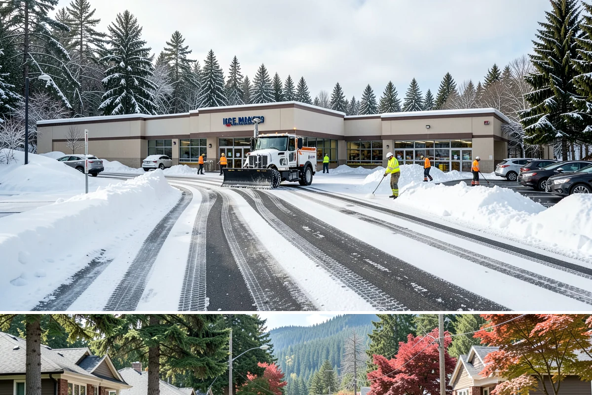 Municipal Parking Lot Snow Removal in Hunts Point, King County, WA - Municipal lots in Western Washington require the most winter service from December through February, when storms strain public...