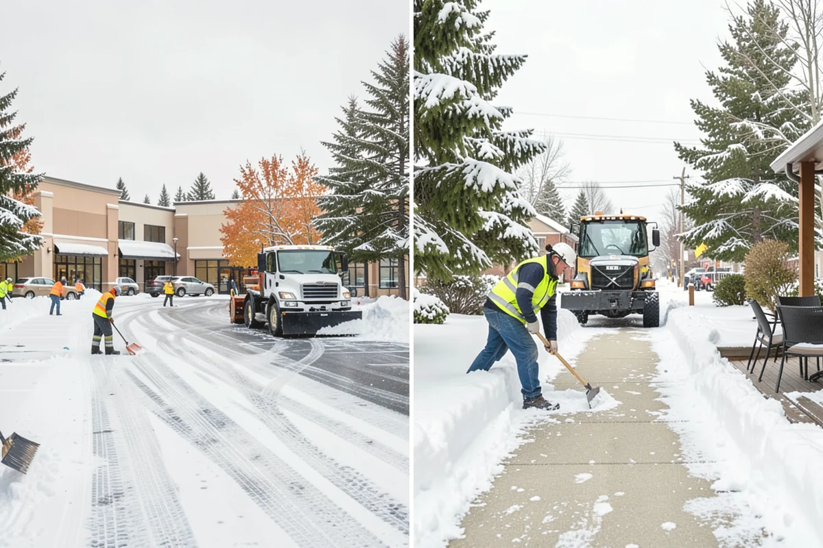 Municipal Parking Lot Snow Removal in Issaquah, King County, WA - Coordinate public lots, staff parking, and entrances with facility staff