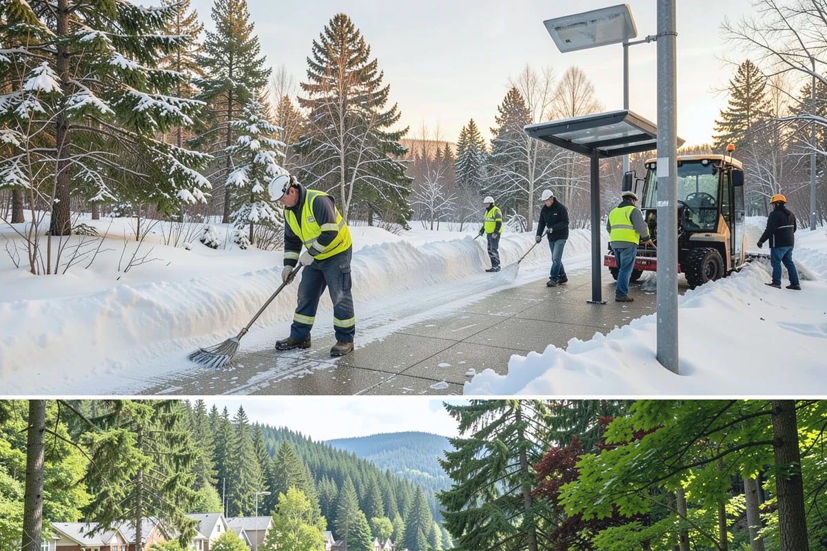 Municipal Parking Lot Snow Removal in Lake Forest Park, King County, WA - Municipal lots in Western Washington require the most winter service from December through February, when storms strain public...