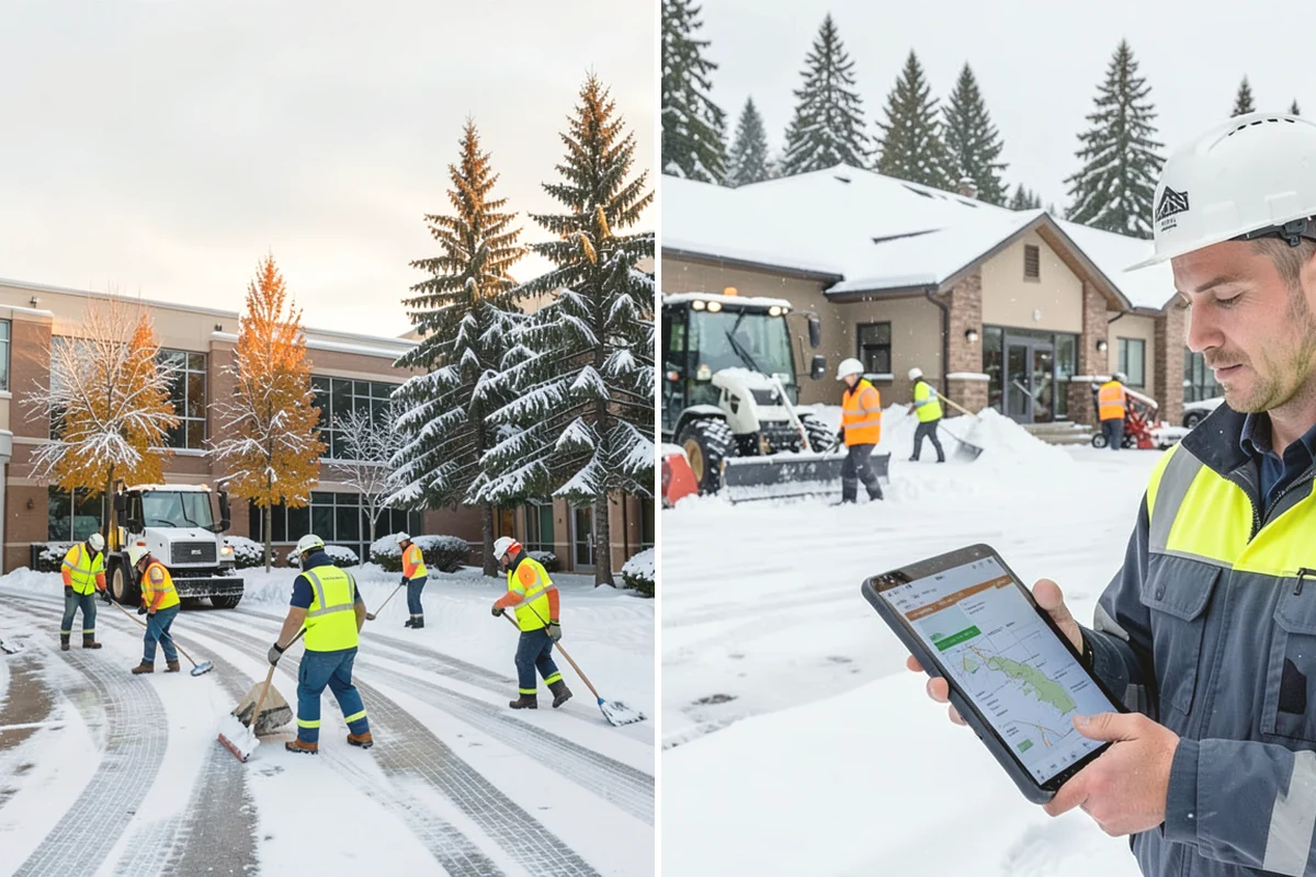 Municipal Parking Lot Snow Removal in Lake Stevens, Snohomish County, WA - Coordinate public lots, staff parking, and entrances with facility staff