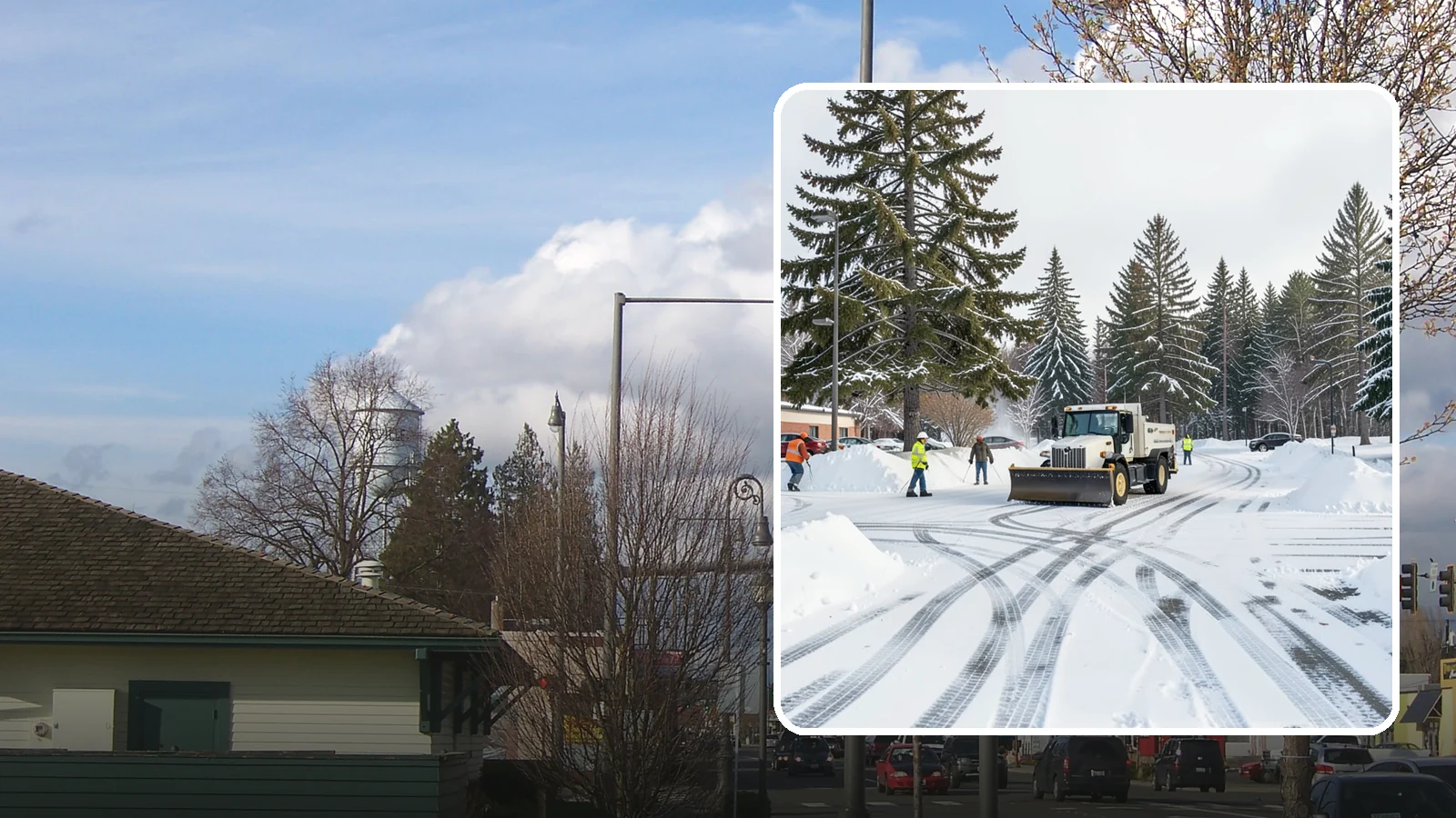 Municipal Parking Lot Snow Removal in Marysville, Snohomish County, WA - We clear municipal building lots so Western Washington residents and staff can reach public services in any winter weather.