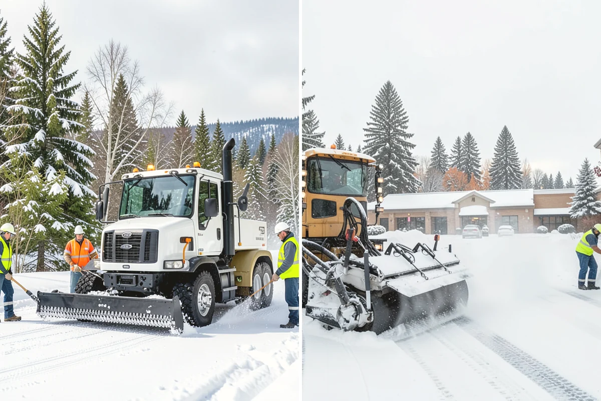 Municipal Parking Lot Snow Removal in Mercer Island, King County, WA - Coordinate public lots, staff parking, and entrances with facility staff
