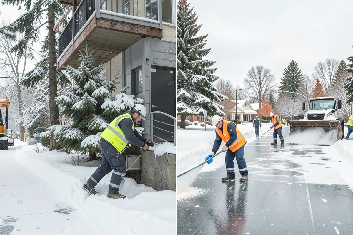 Municipal Parking Lot Snow Removal in Mill Creek, Snohomish County, WA - Coordinate public lots, staff parking, and entrances with facility staff