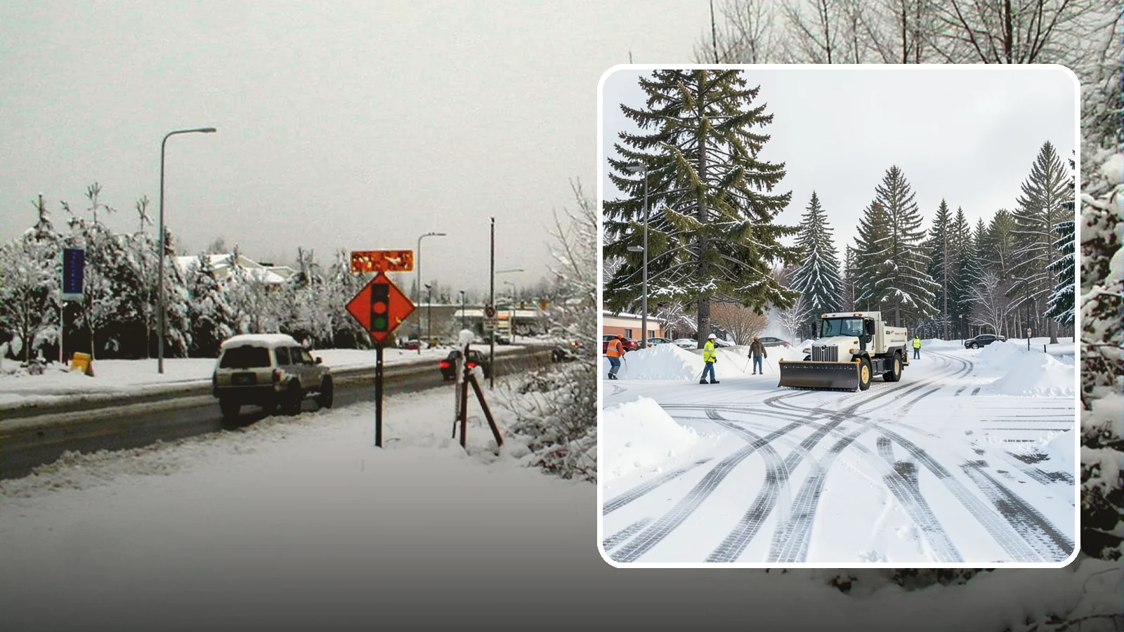 Municipal Parking Lot Snow Removal in Newcastle, King County, WA - We clear municipal building lots so Western Washington residents and staff can reach public services in any winter weather.