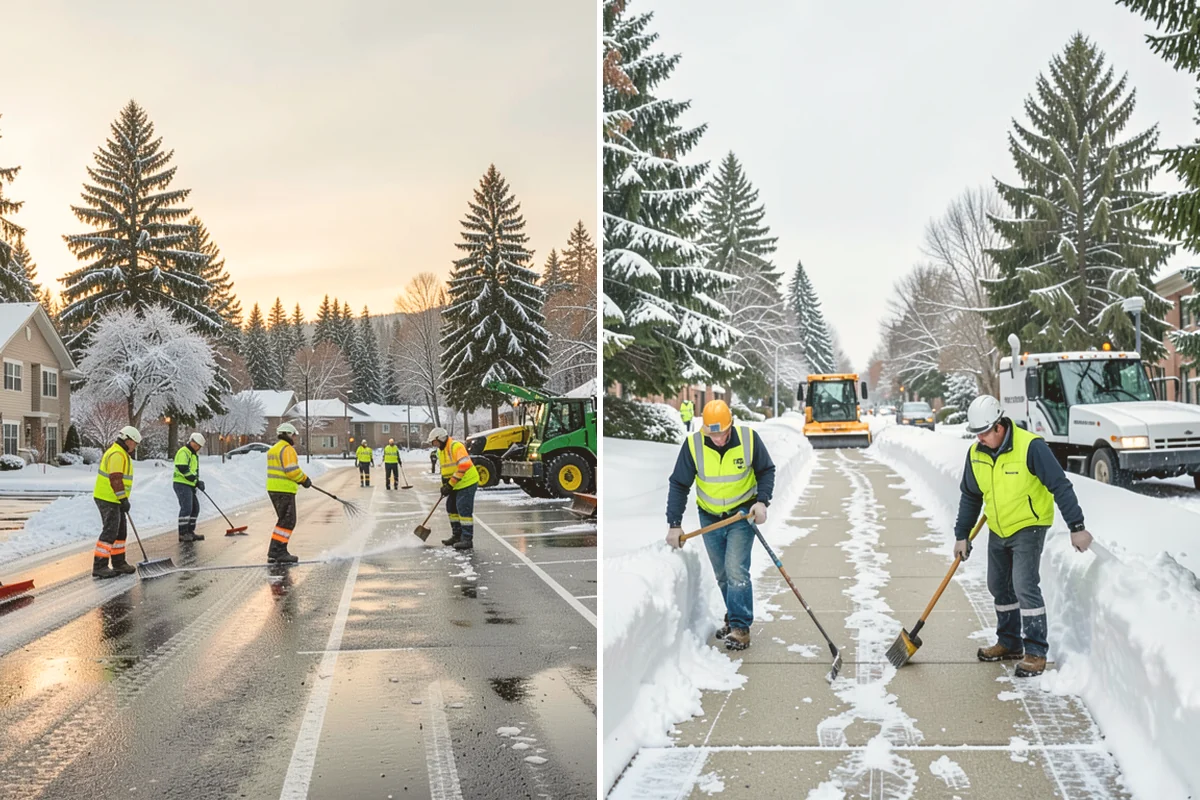 Municipal Parking Lot Snow Removal in Newcastle, King County, WA - Coordinate public lots, staff parking, and entrances with facility staff
