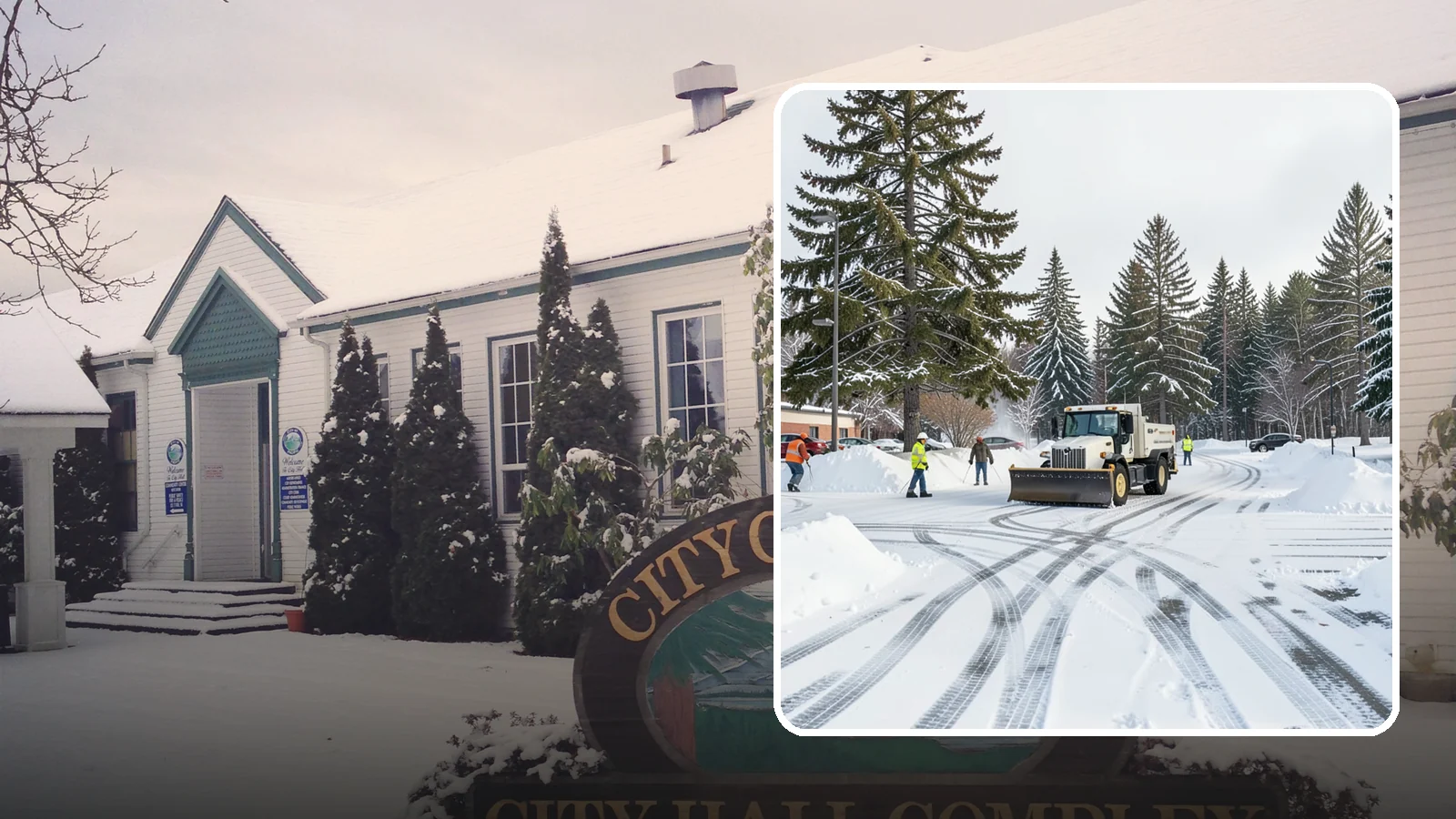 Municipal Parking Lot Snow Removal in Pacific, King County, WA - We clear municipal building lots so Western Washington residents and staff can reach public services in any winter weather.