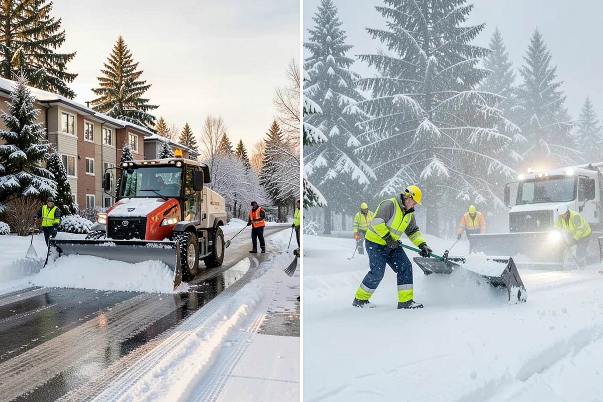 Municipal Parking Lot Snow Removal in Sedro-Woolley, Skagit County, WA - Coordinate public lots, staff parking, and entrances with facility staff