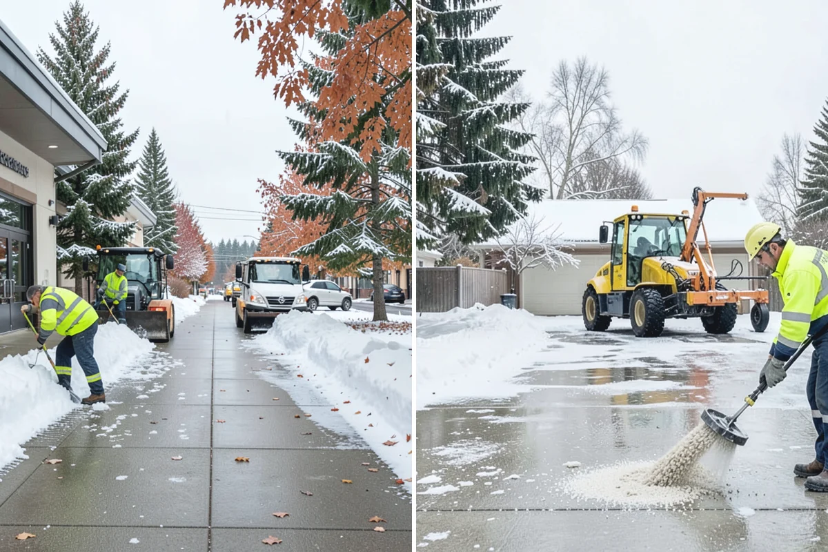 Municipal Parking Lot Snow Removal in Skykomish, King County, WA - Coordinate public lots, staff parking, and entrances with facility staff