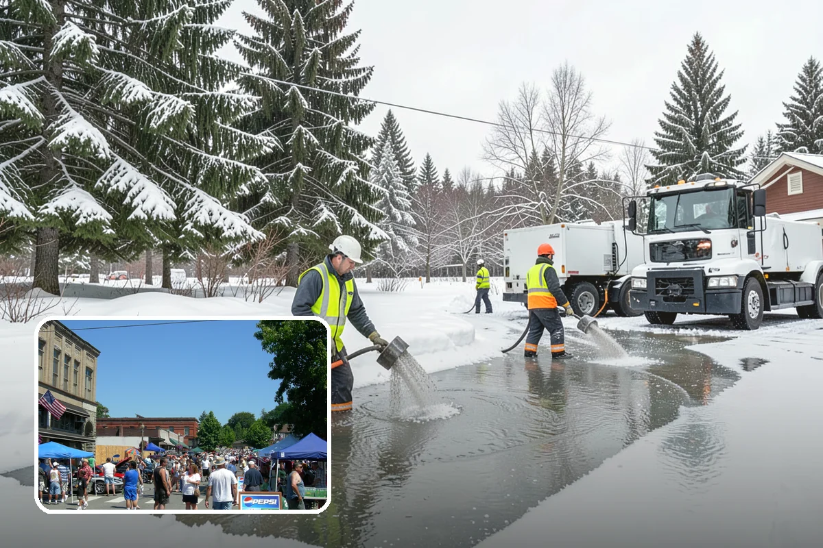 Municipal Parking Lot Snow Removal in Snohomish, Snohomish County, WA - Public and staff parking stay open so services continue during storms