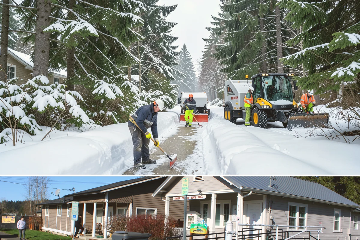 Municipal Parking Lot Snow Removal in South Prairie, Pierce County, WA - Municipal lots in Western Washington require the most winter service from December through February, when storms strain public...
