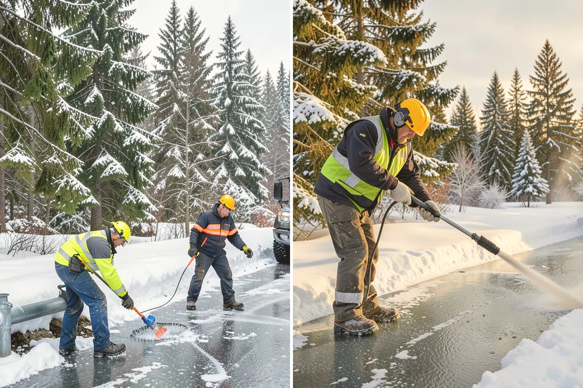 Municipal Parking Lot Snow Removal in Stanwood, Snohomish County, WA - Coordinate public lots, staff parking, and entrances with facility staff
