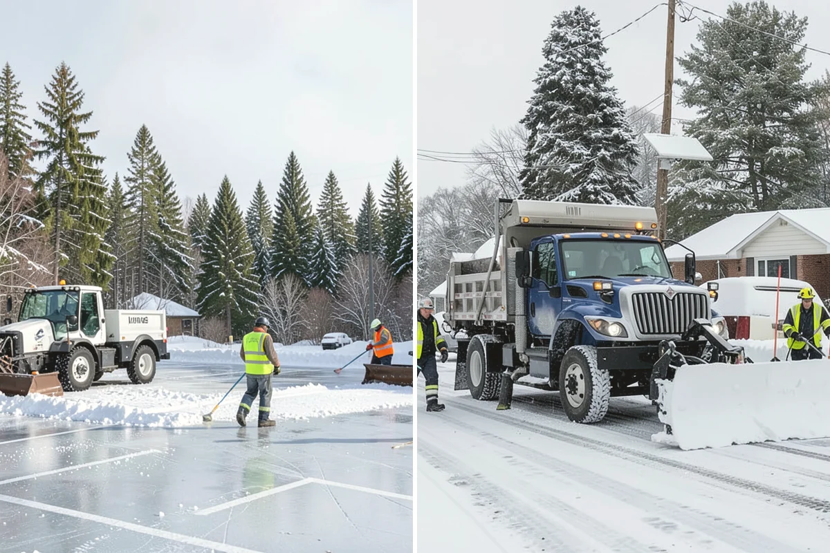 Municipal Parking Lot Snow Removal in Tukwila, King County, WA - Coordinate public lots, staff parking, and entrances with facility staff