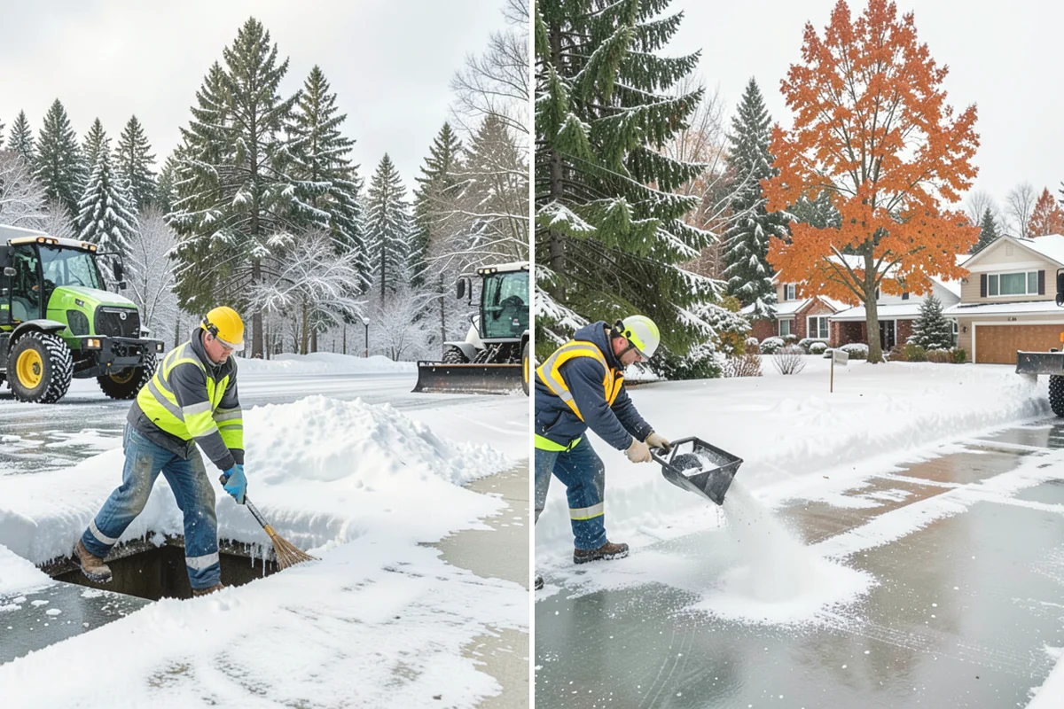 Municipal Parking Lot Snow Removal in University Place, Pierce County, WA - Coordinate public lots, staff parking, and entrances with facility staff