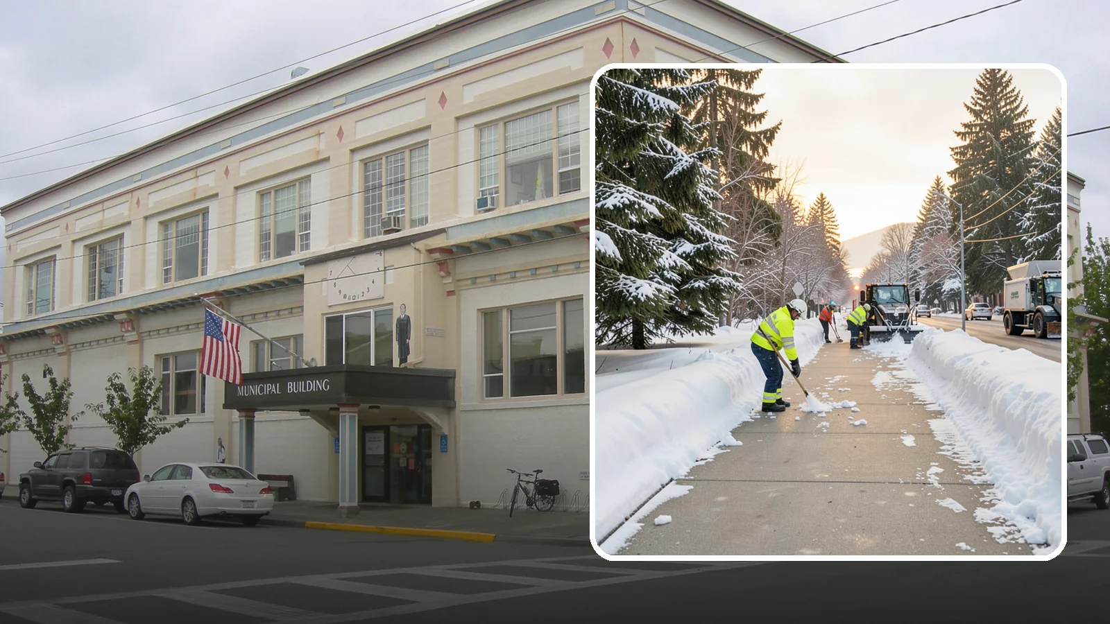 Municipal Sidewalk Clearing in Anacortes, Skagit County, WA - Public right-of-way sidewalk clearing for Western Washington municipalities, keeping civic walks, transit approaches, and...