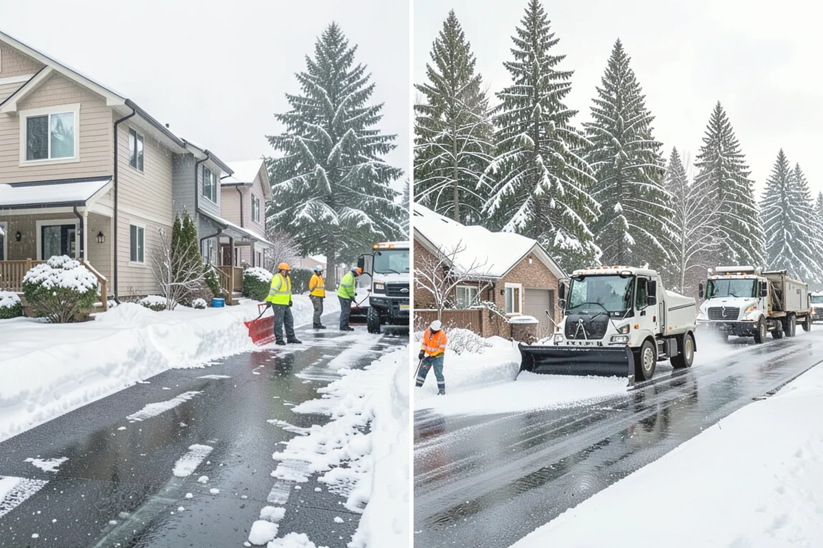 Municipal Sidewalk Clearing in Anacortes, Skagit County, WA - Route civic walks, transit stops, and building entries by priority